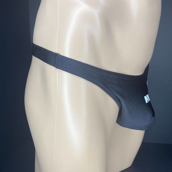N2N Bodywear BB9 Black Little Beach Thong - Small and Medium Available - Picture 2 of 3